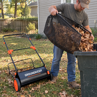 Groundkeep push lawn sweeper