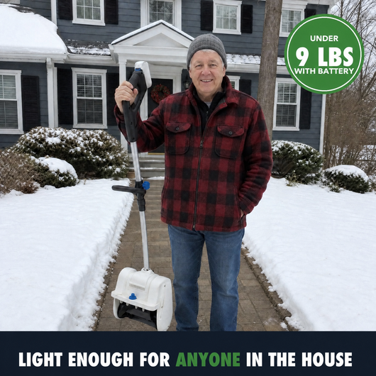 Groundkeep cordless snow shovel