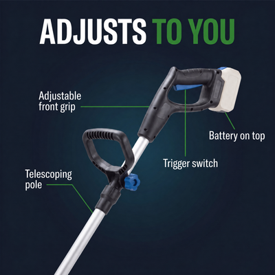 Groundkeep cordless snow shovel